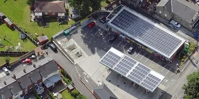 Valli Forecourts solar energy installation